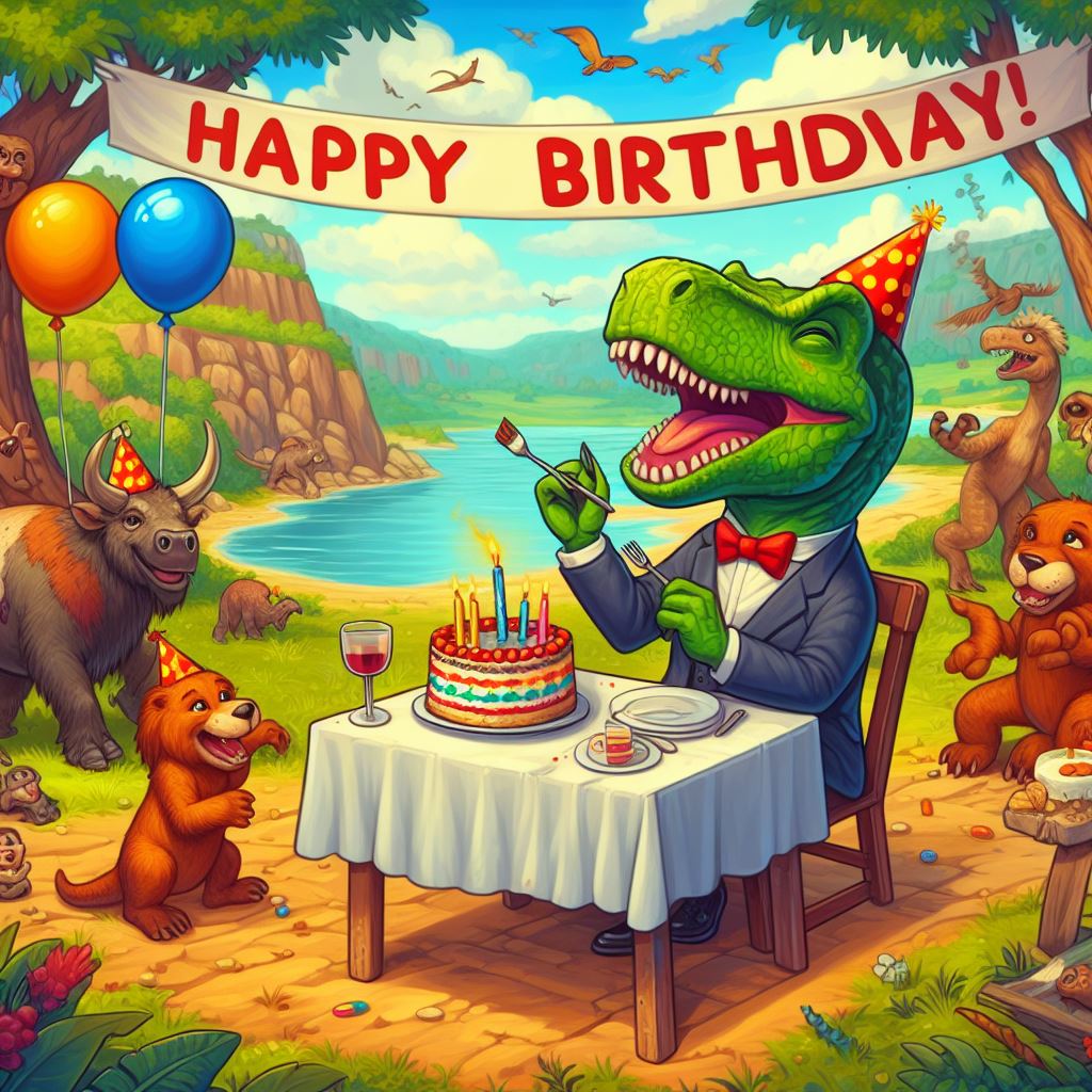 Blagues sur les Anniversaire de dinosaure