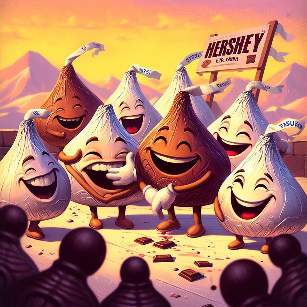 Blagues sur les Hershey Kiss