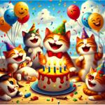 Blagues sur les Anniversaire de chat: Ne miaulez pas de rire ! Plus de 100 blagues sur les chats qui vont vous faire ronronner de bonheur !