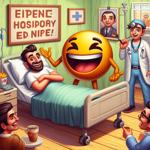 Blagues sur les hôpital: Rions ensemble sans perdre la tête! Plus de 100 blagues hilarantes pour détendre l'atmosphère dans les couloirs！